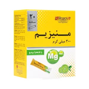 ساشه منیزیم 300 میلی گرم با طعم لیمو رزاویت